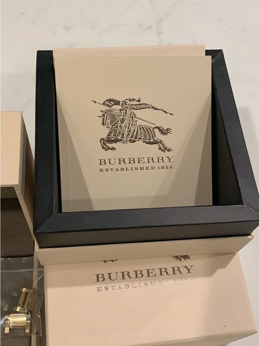 Burberry Gold-tone Women's Bracelet Watch with Champagne Dial